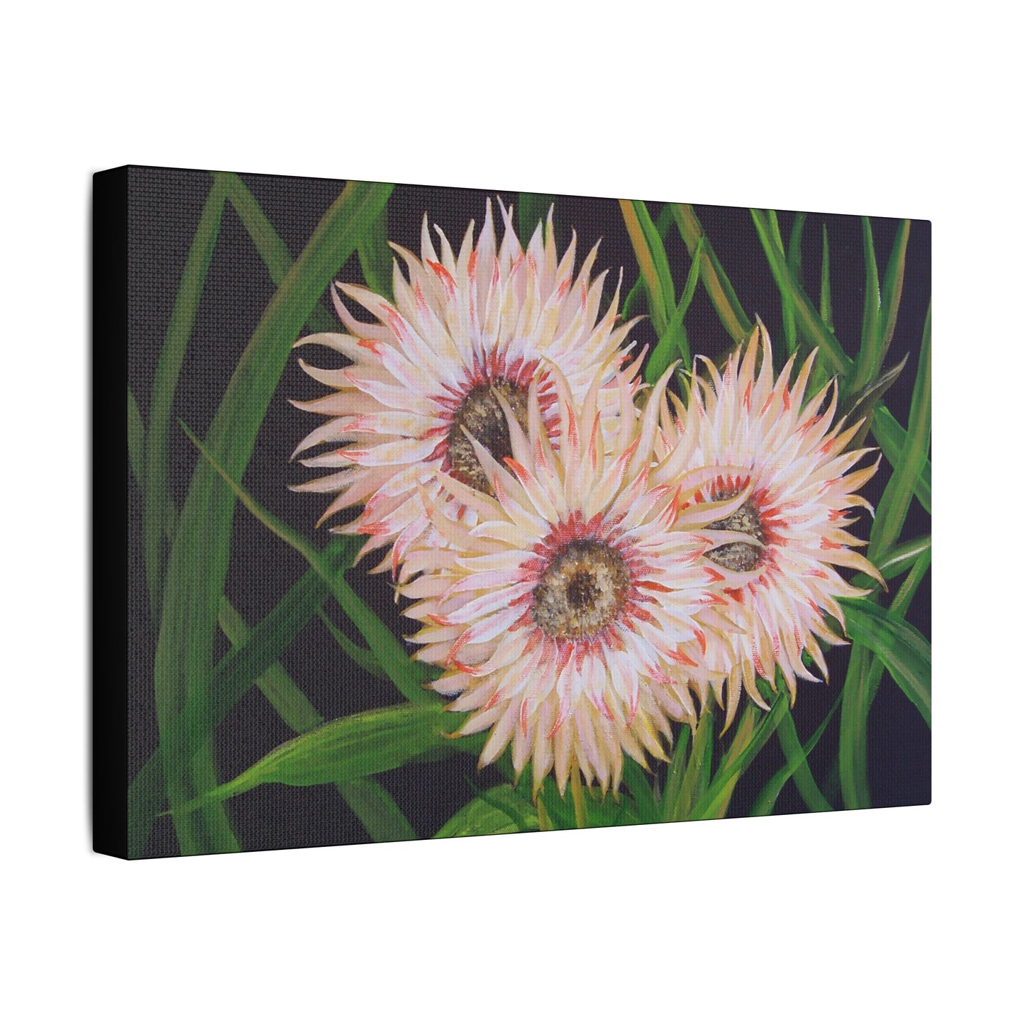 Garden's Glory- Art- Gallery Wrapped- Satin Stretched Canvas Gallery Wraps - No Frame Needed