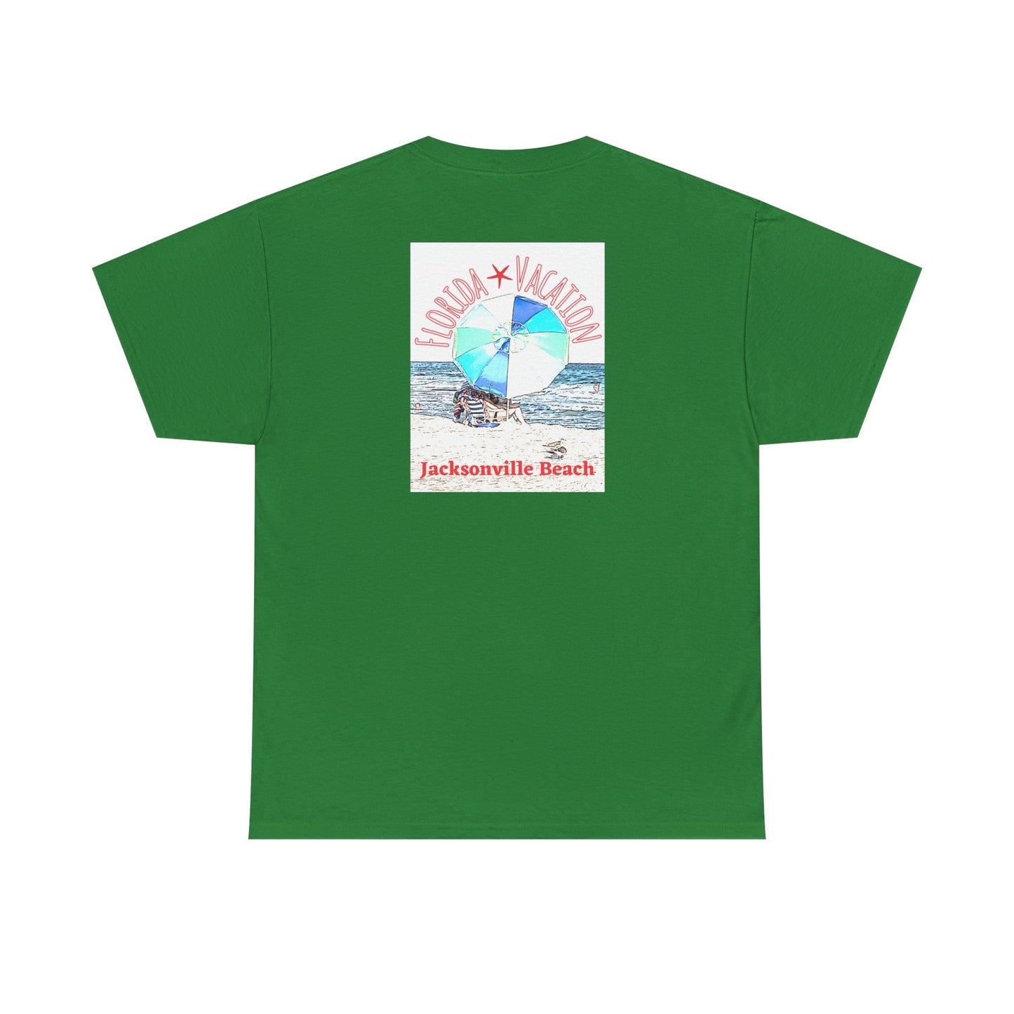 Florida Vacation Jacksonville - Amazing Unisex Heavy Cotton Short Sleeve Tee Shirts!