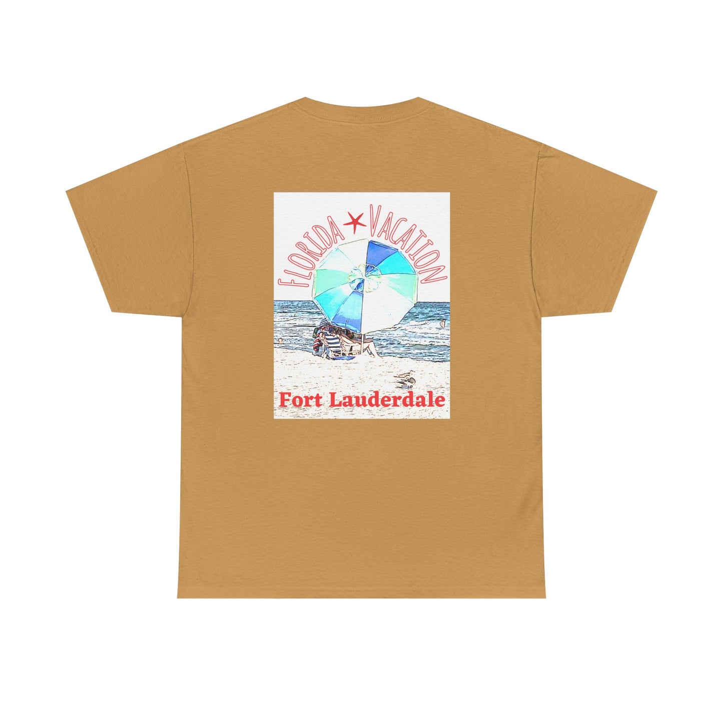 Florida Vacation Fort Lauderdale - Amazing Unisex Heavy Cotton Short Sleeve Tee Shirts!