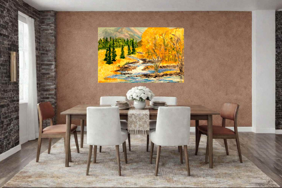 Colorado Morning | Rocky Mountain Landscape | Print of Original Teresa Johnson Painting| Giclee Paper- Wood- Metal- Canvas