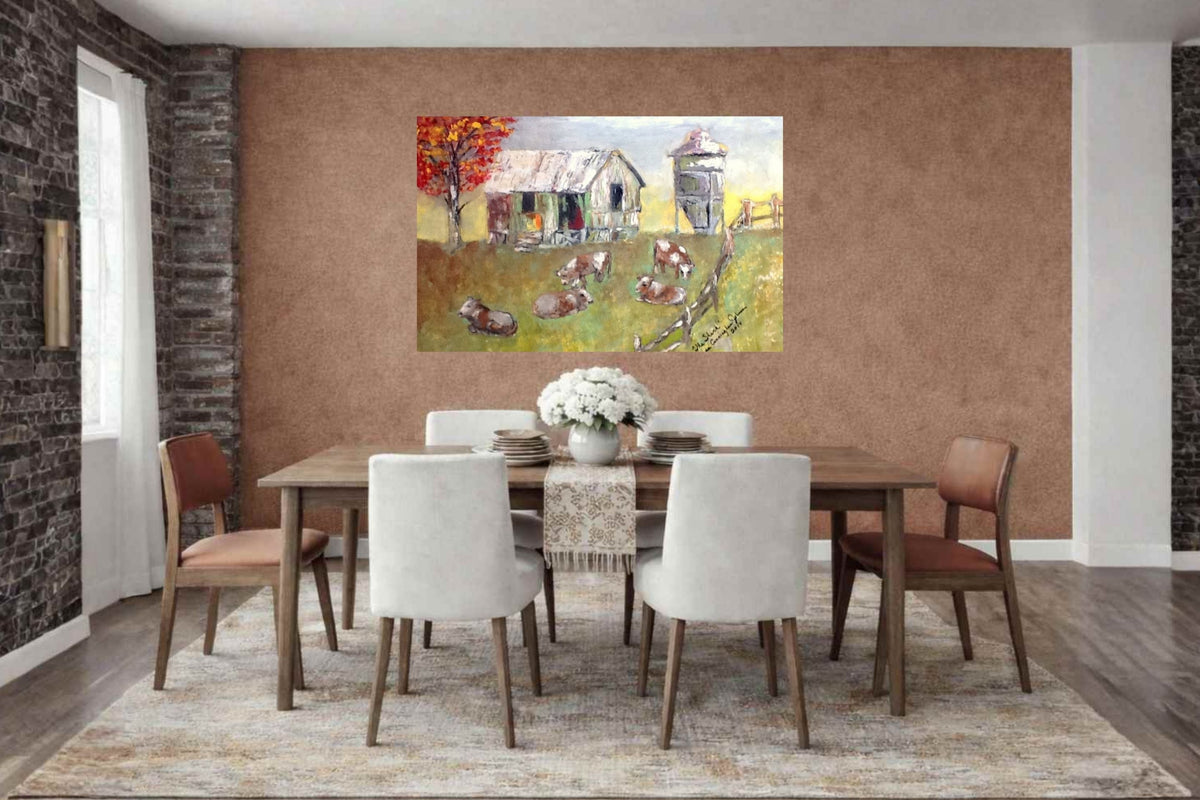 The Shack| Cattle-Animal-Farm| Prints, Canvas, Wood, or Metal Art