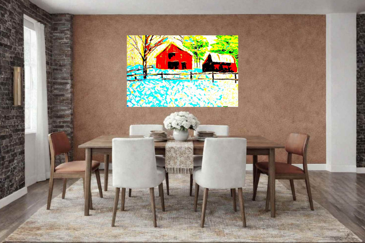 Forsyth Barns| Giclee Paper- Wood- Metal- Canvas