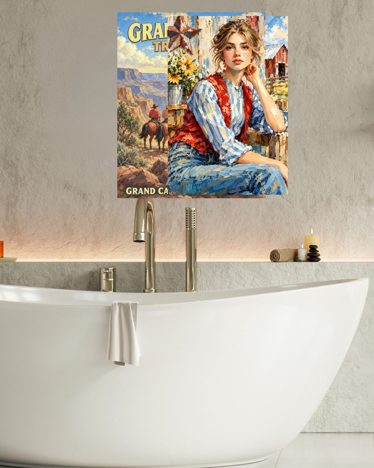Farm Girl| |Modern Farm Art Prints, Canvas, Wood, or Metal Art