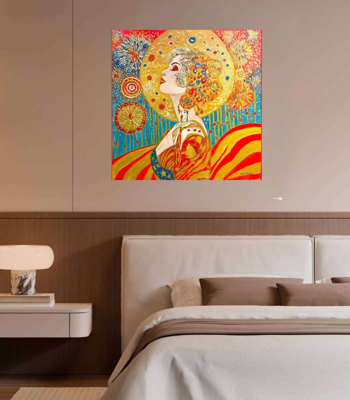 Miss Liberty | Original Teresa Johnson Patriotic Art Print | Lady Liberty Americana Wall Art | Giclée Paper • Wood • Metal • Canvas