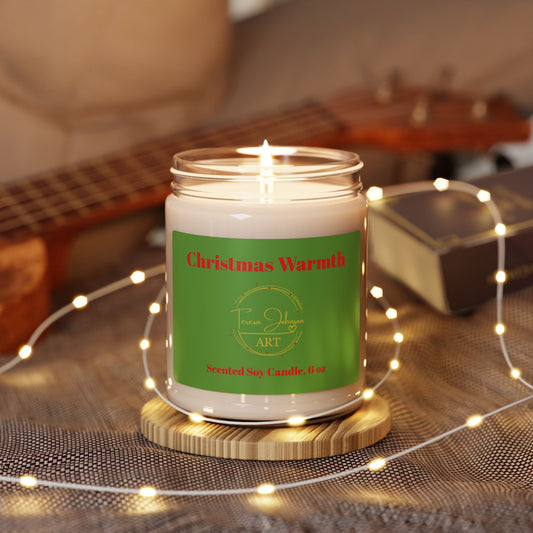 Christmas Warmth - Scented Soy Candle, 9oz