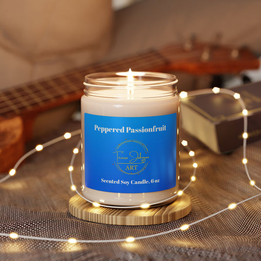 Peppered Passionfruit - Scented Soy Candle, 9oz