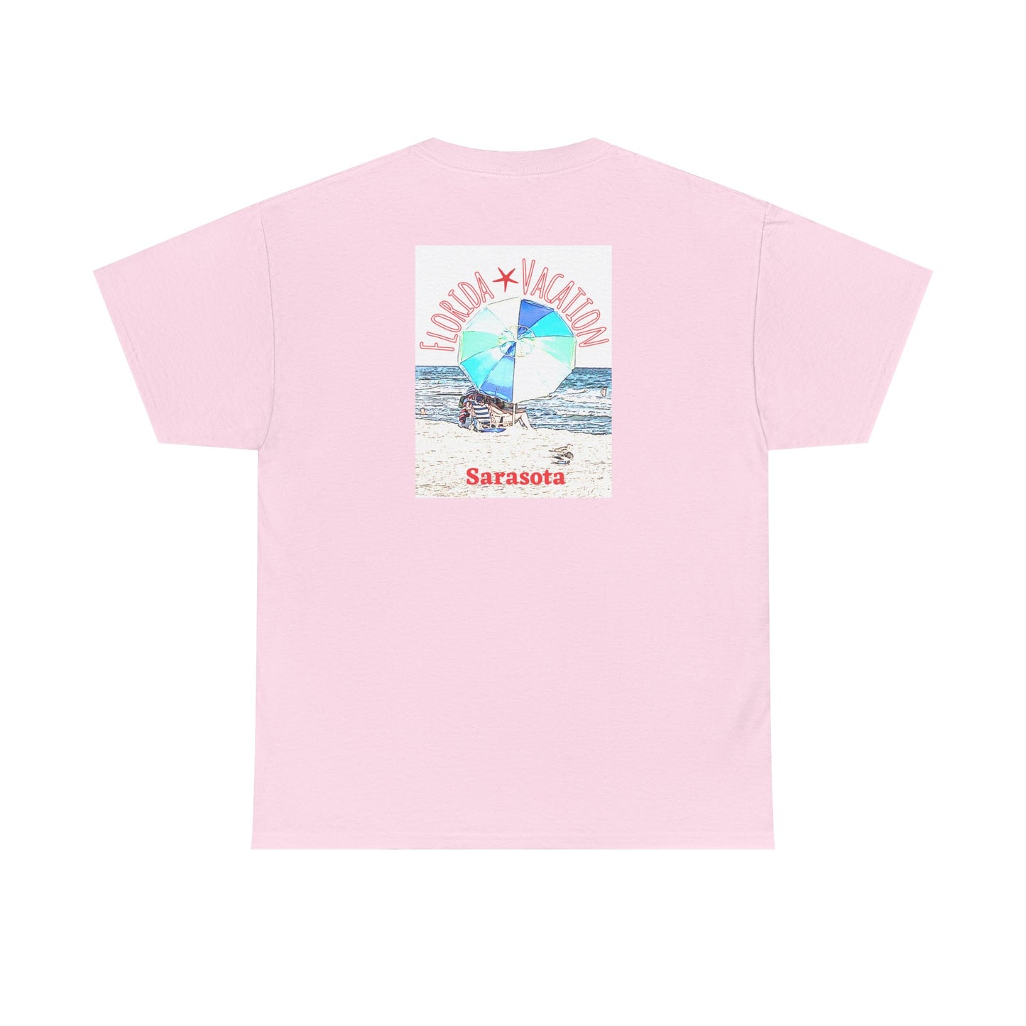 Florida Vacation Sarasota - Amazing Unisex Heavy Cotton Short Sleeve Tee Shirts!