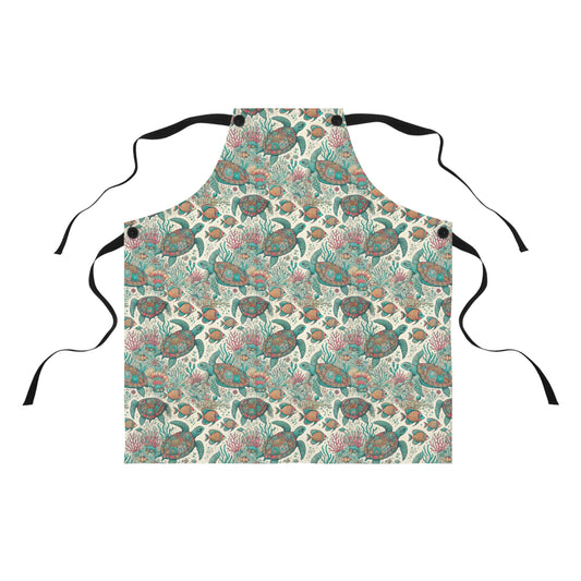 Turtles Swimming -Apron