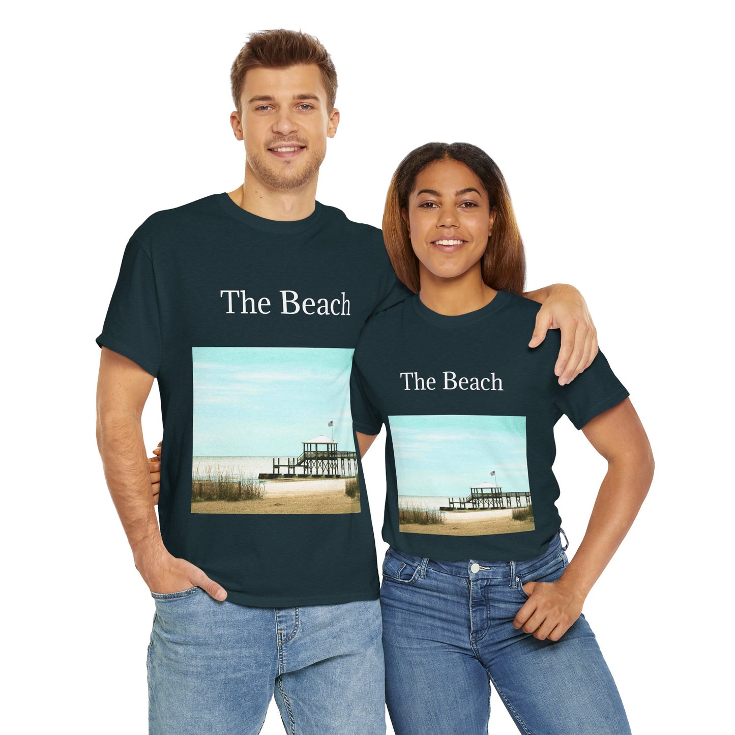 The Beach- Amazing Unisex Heavy Cotton Short Sleeve Tee Shirts!