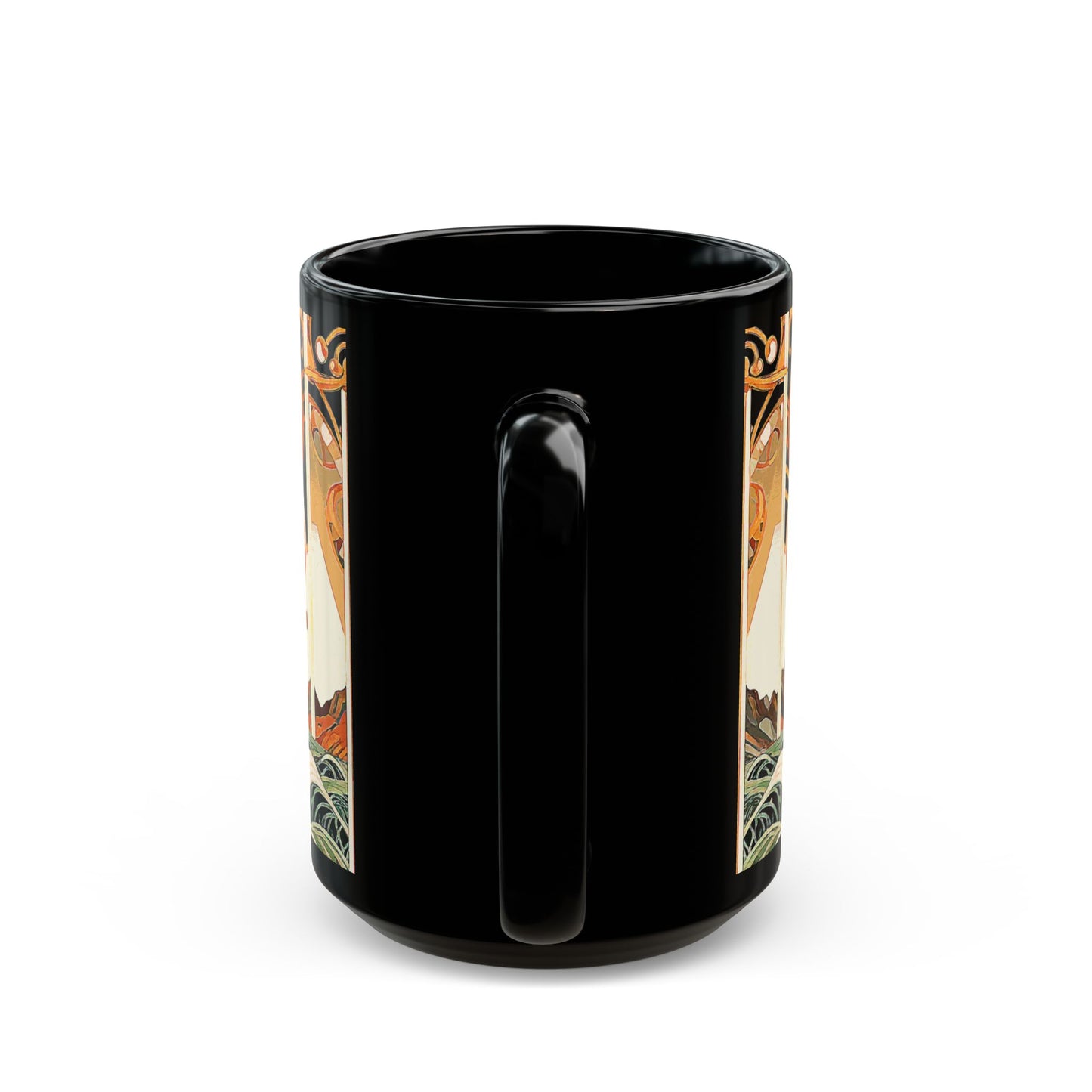 Magnificent Bird - 11 oz or 15 oz Ceramic Black Mugs