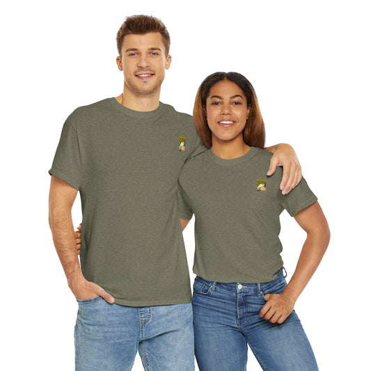 White Egret- Amazing Unisex Heavy Cotton Short Sleeve Tee Shirts!