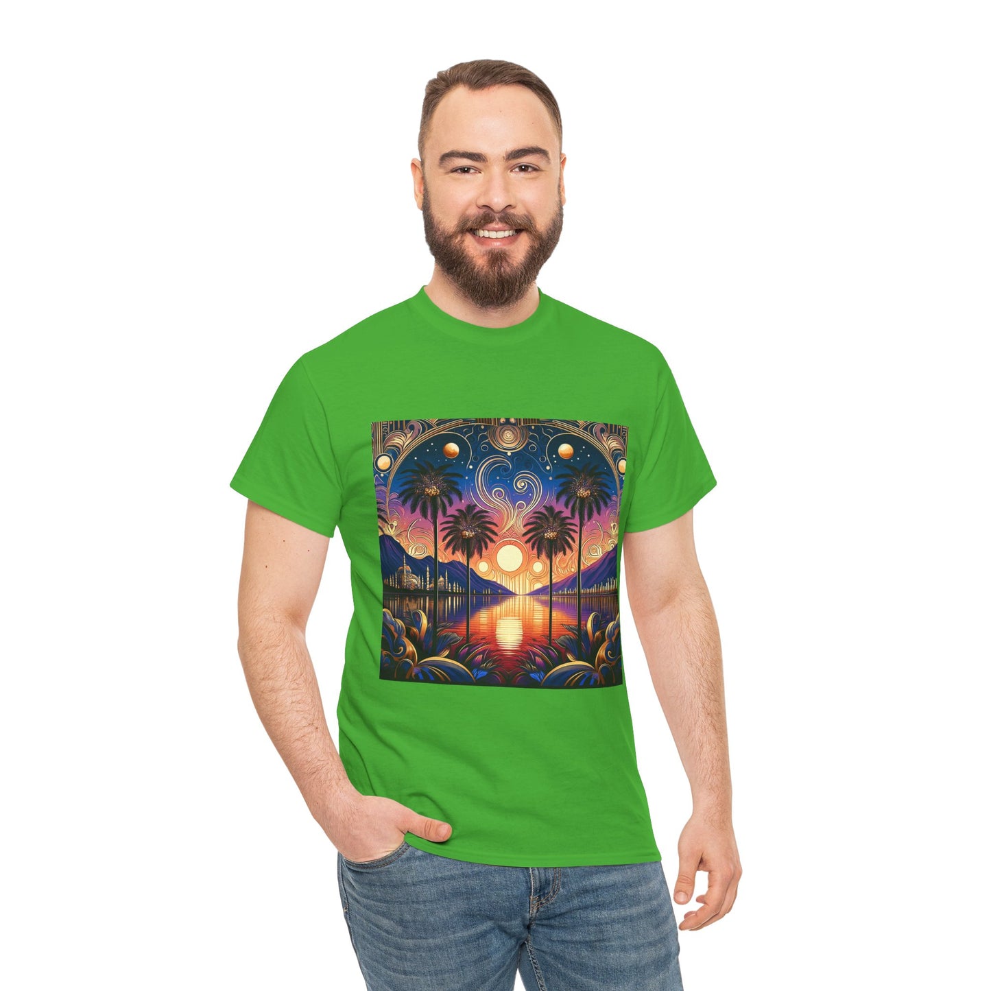 Tropical Dream- Amazing Unisex Heavy Cotton Short Sleeve Tee Shirts!