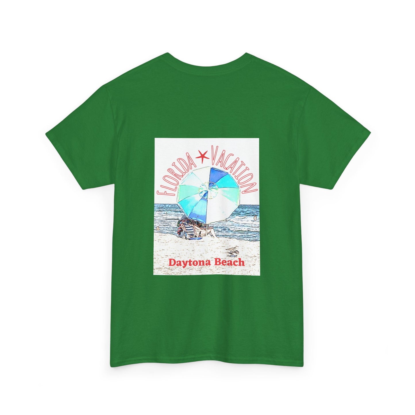 Florida Vacation Daytona Beach - Amazing Quality Unisex Heavy Cotton Short Sleeve Tee Shirts!