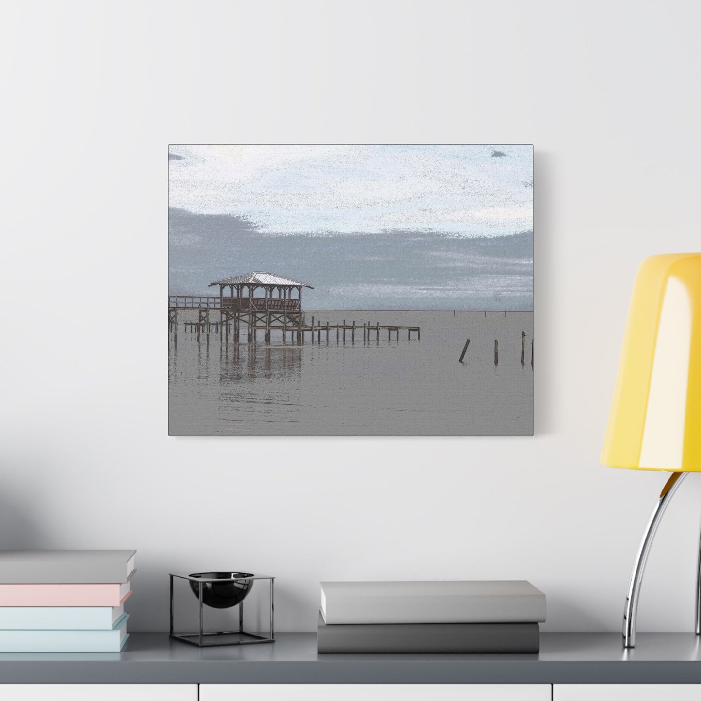 Peaceful Seas- Art- Gallery Wrapped- Satin Stretched Canvas Gallery Wraps - No Frame Needed