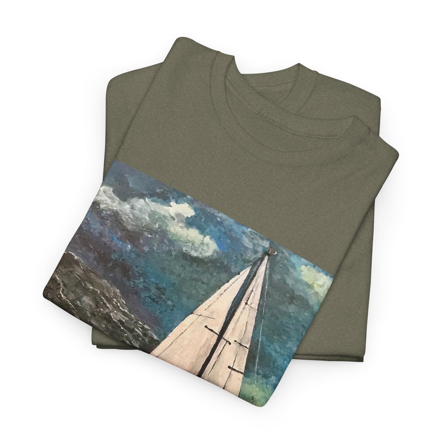 Tropical Sailing - Amazing Unisex Heavy Cotton Short Sleeve Tee Shirts!