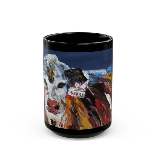 Pose for Me! - 11 oz or 15 oz Ceramic Black Mugs