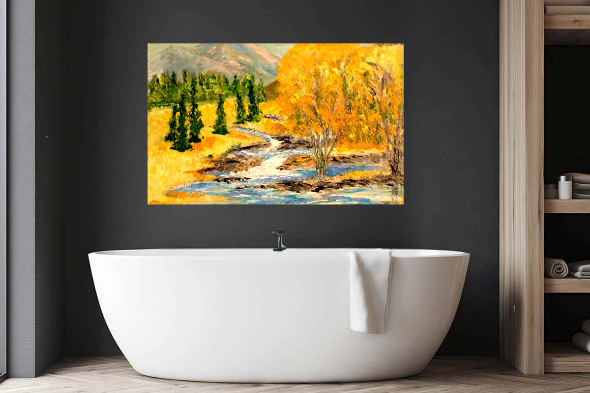 Colorado Morning | Rocky Mountain Landscape | Print of Original Teresa Johnson Painting| Giclee Paper- Wood- Metal- Canvas