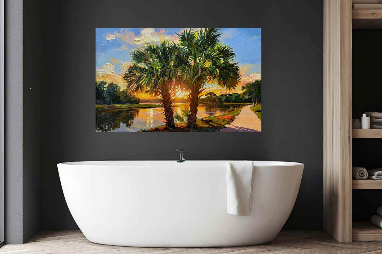 Florida Waterway| Coastal Print| Tropical Water Art| Giclee Paper- Wood- Metal- Canvas