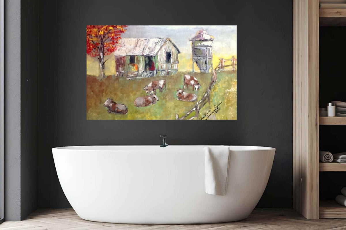 The Shack| Cattle-Animal-Farm| Prints, Canvas, Wood, or Metal Art
