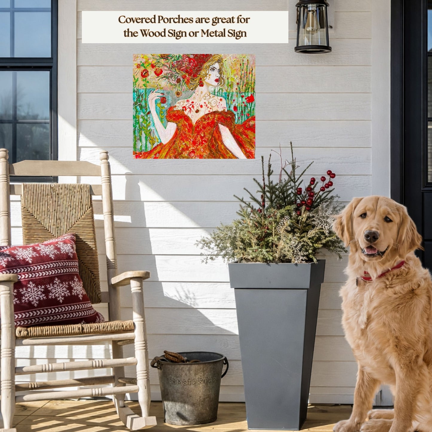 The Queen of Spring- Art Giclee Paper- Wood- Metal- Canvas
