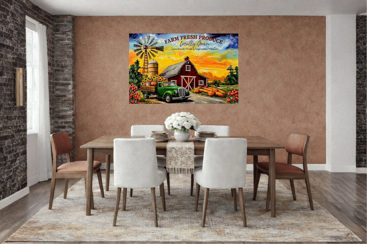 Fresh Grown Produce| Art Prints and Canvases. Giclee Paper- Wood-Metal- Canvas
