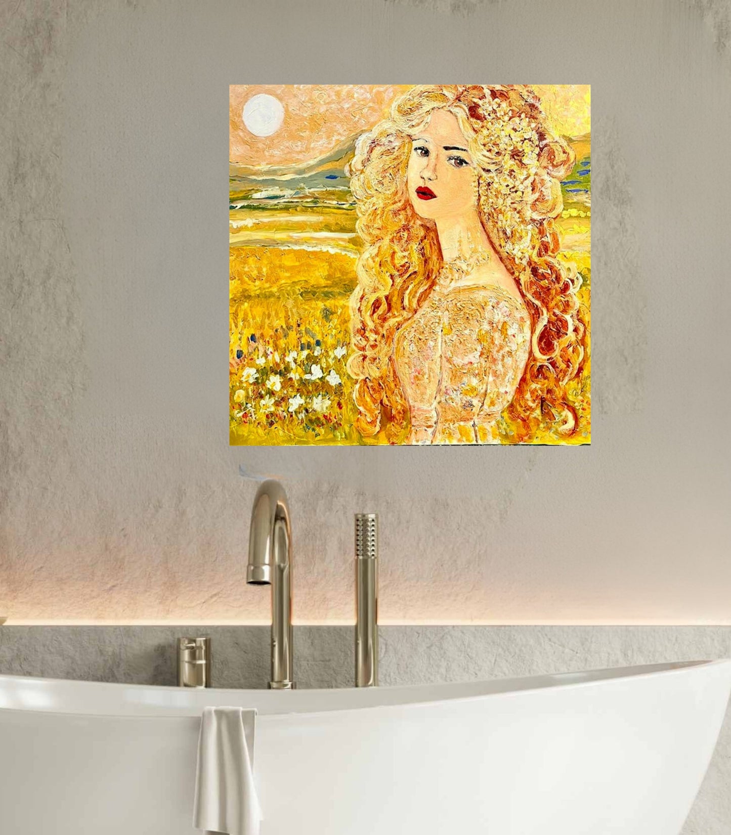 The Queen of Summer- Art Giclee Paper- Wood- Metal- Canvas