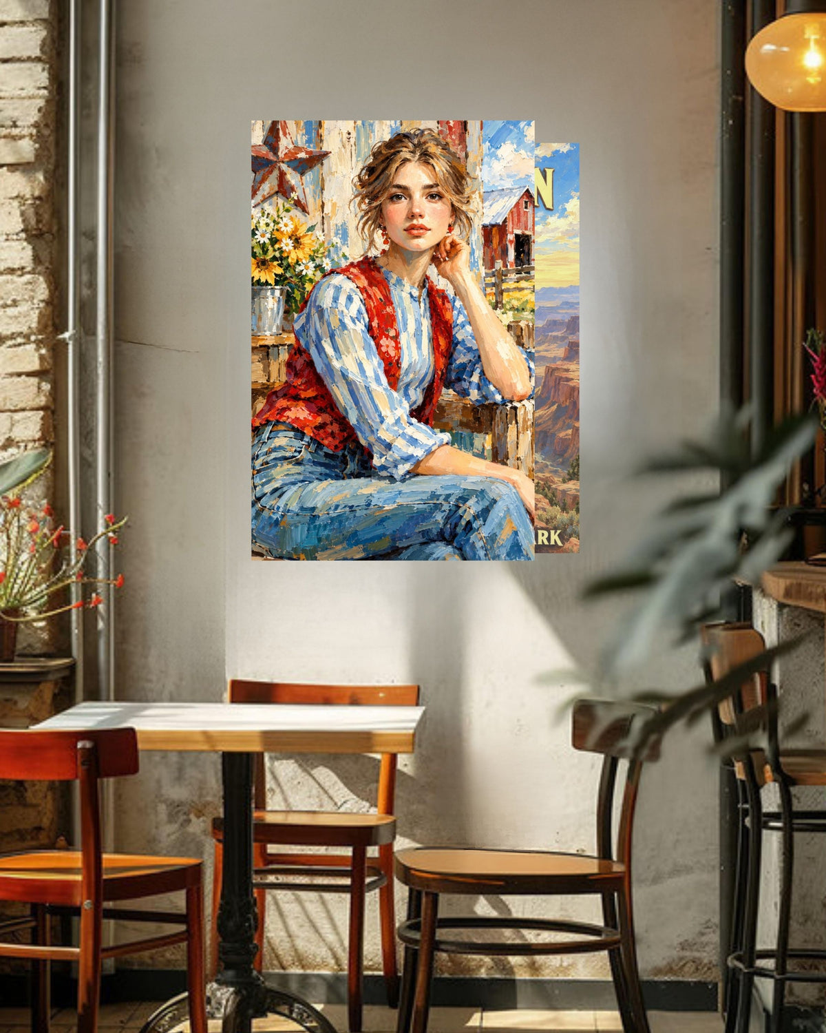 Farm Girl| |Modern Farm Art Prints, Canvas, Wood, or Metal Art