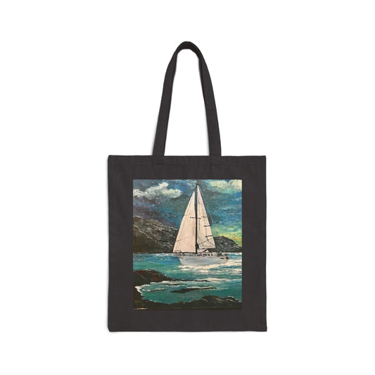 "Tropical Sailing", Eco-Friendly Shopping Bag