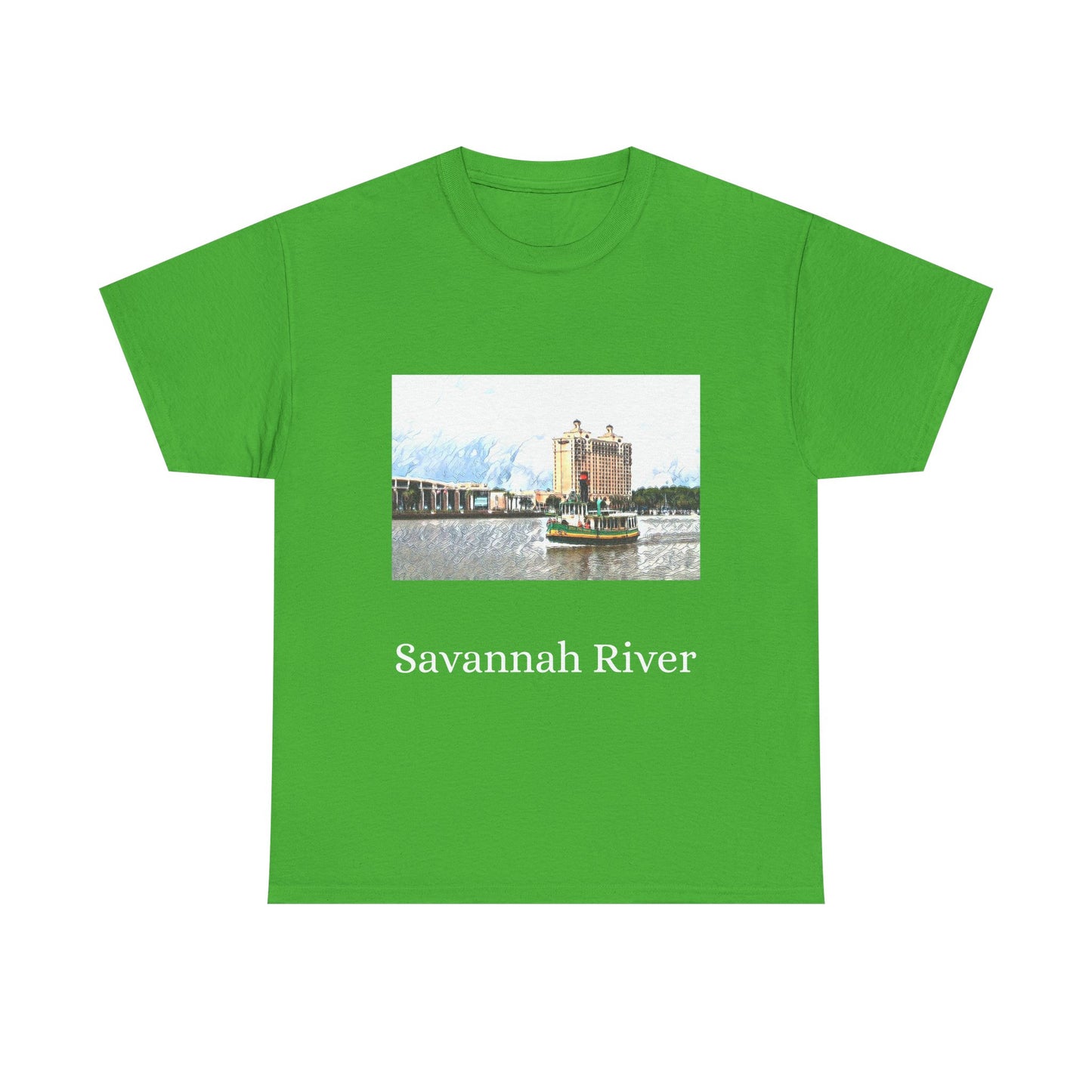 Savannah River- Amazing Unisex Heavy Cotton Short Sleeve Tee Shirts!