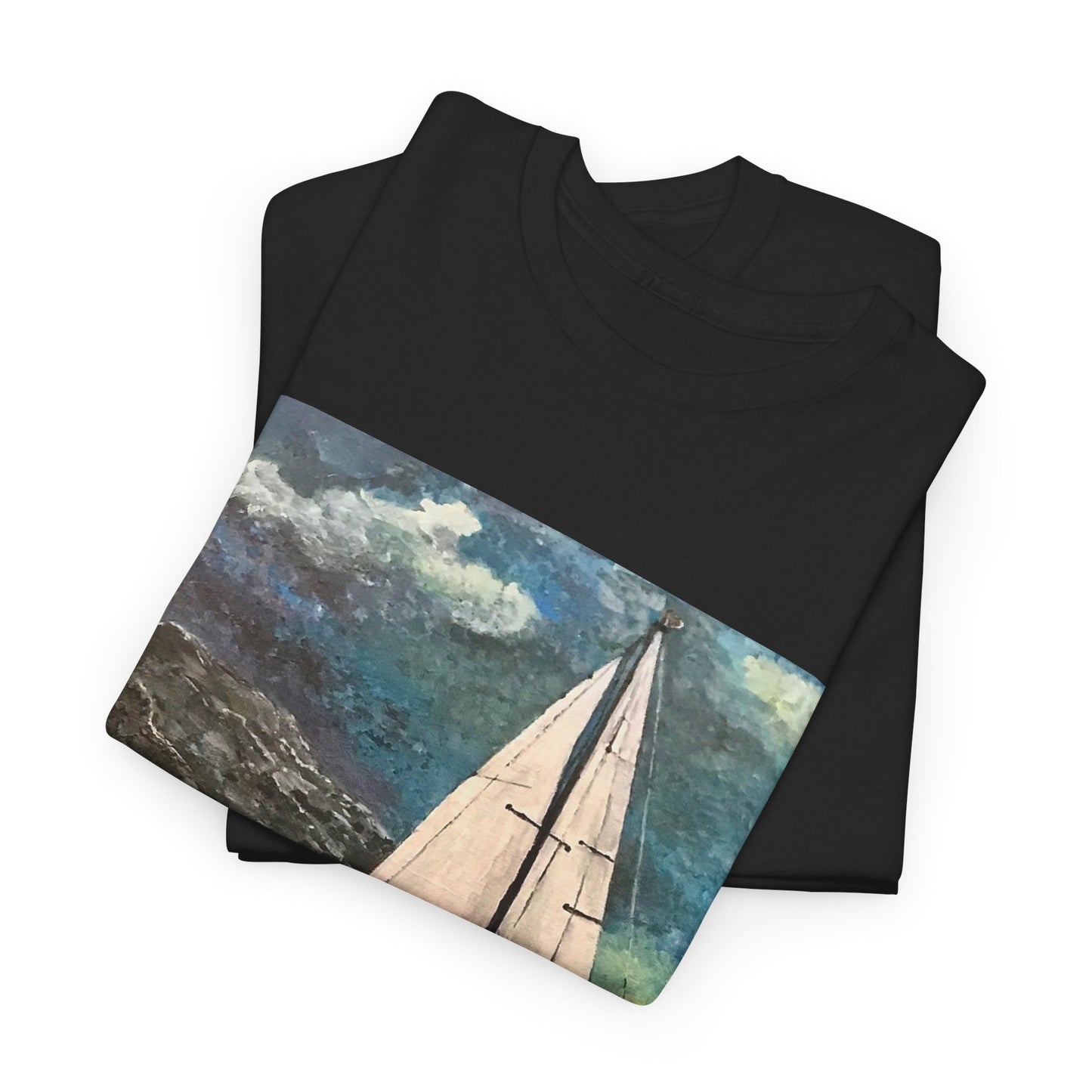 Tropical Sailing - Amazing Unisex Heavy Cotton Short Sleeve Tee Shirts!