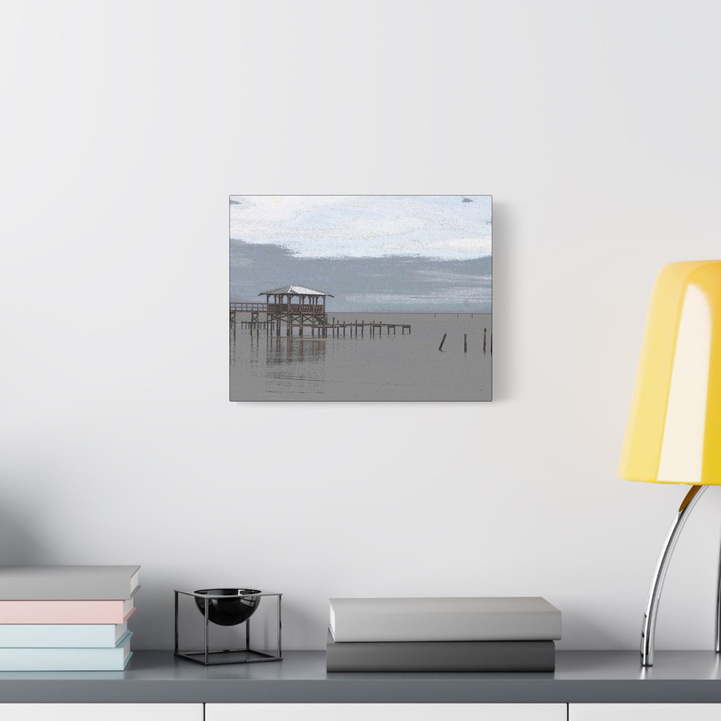 Peaceful Seas- Art- Gallery Wrapped- Satin Stretched Canvas Gallery Wraps - No Frame Needed