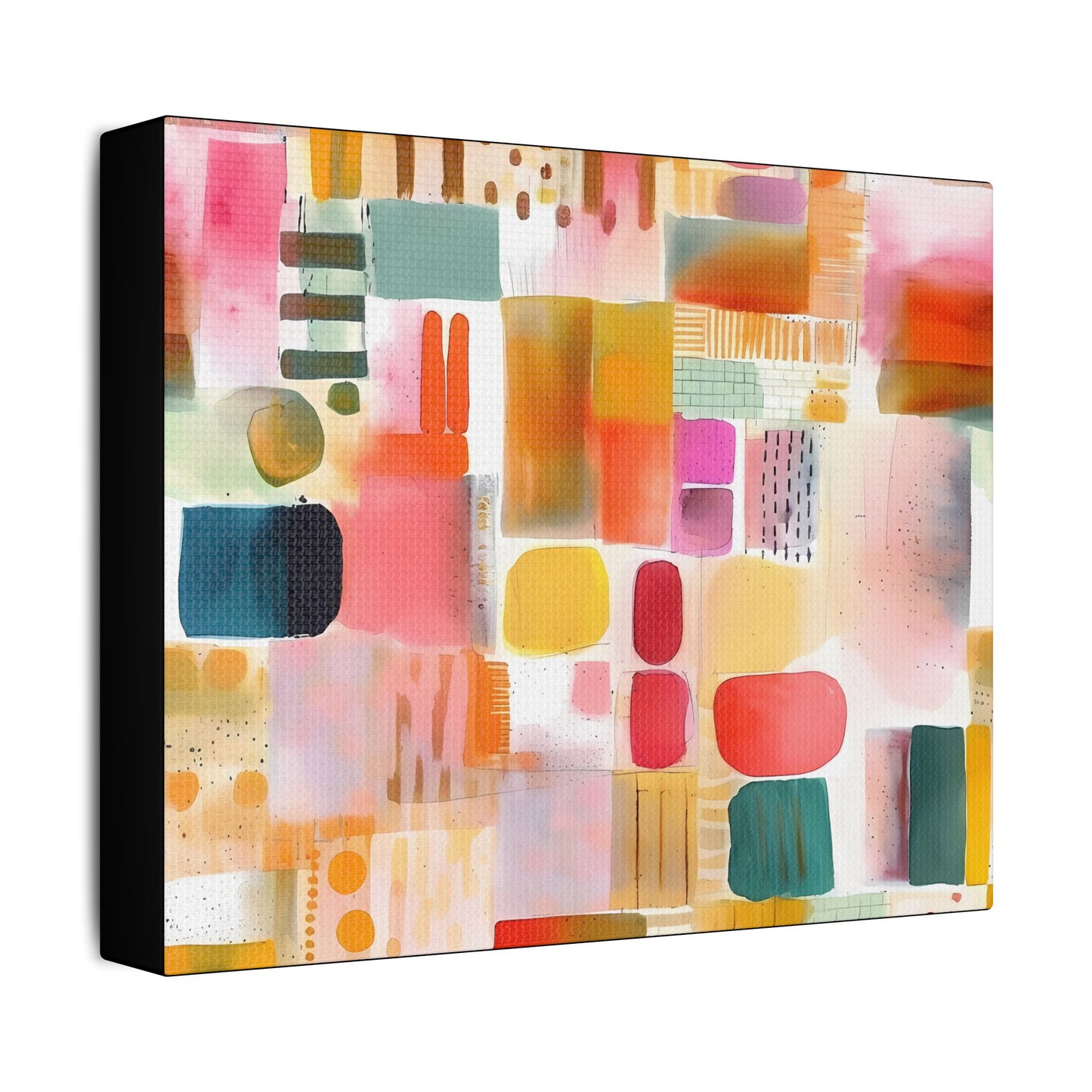 Abstract Space- Art- Gallery Wrapped- Satin Stretched Canvas Gallery Wraps - No Frame Needed