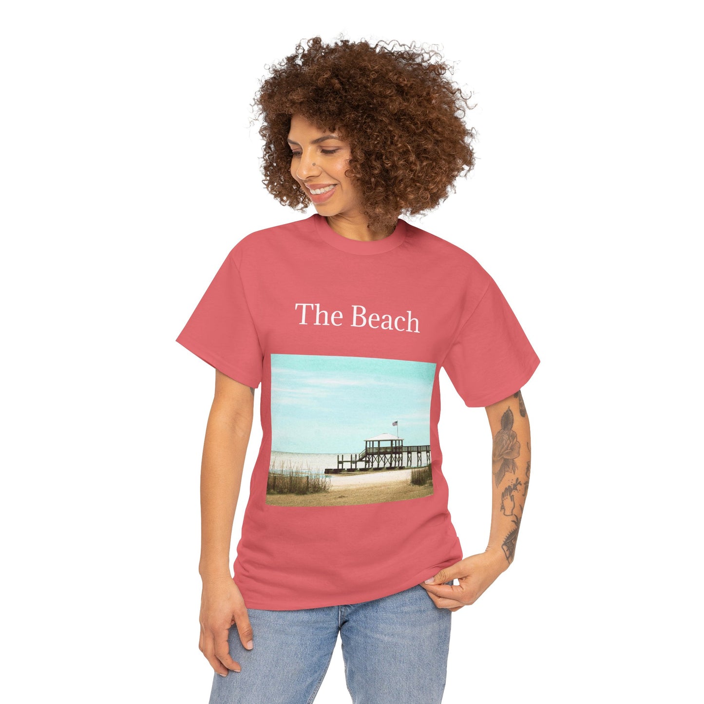 The Beach- Amazing Unisex Heavy Cotton Short Sleeve Tee Shirts!