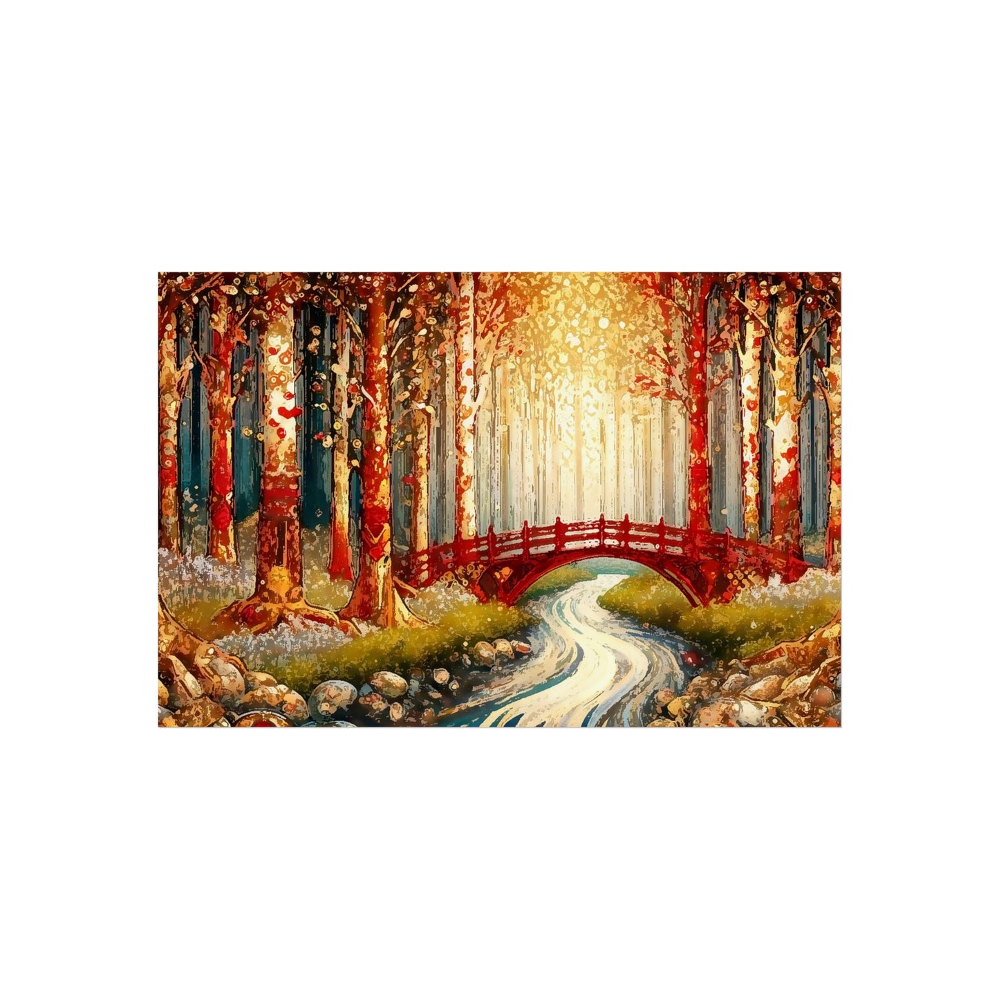 Magical Forest- Art- Giclée Technique Fine Art Posters- No Frame