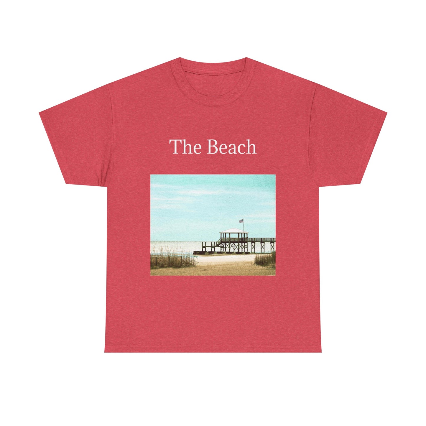 The Beach- Amazing Unisex Heavy Cotton Short Sleeve Tee Shirts!