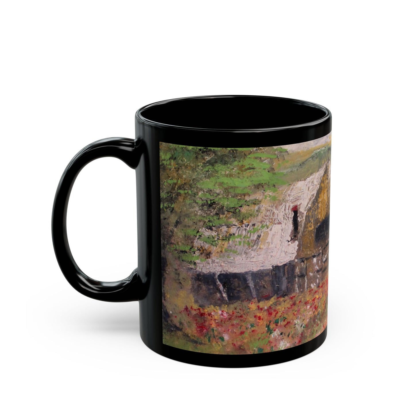 Working Farm - 11 oz or 15 oz Ceramic Black Mugs