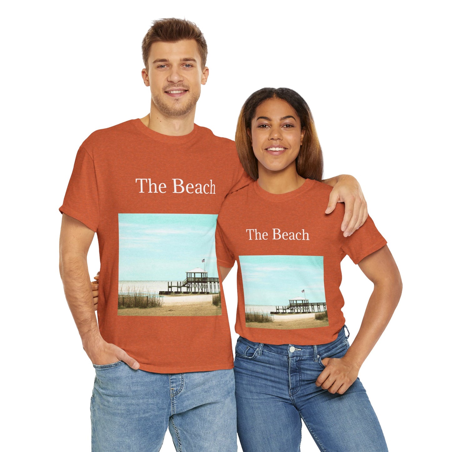 The Beach- Amazing Unisex Heavy Cotton Short Sleeve Tee Shirts!