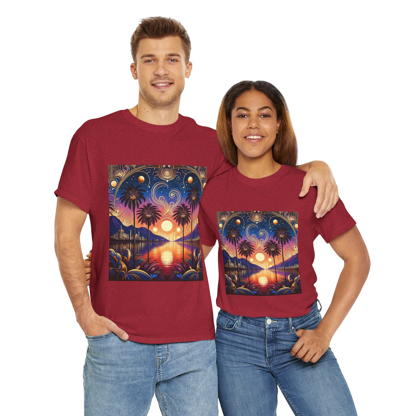 Tropical Dream- Amazing Unisex Heavy Cotton Short Sleeve Tee Shirts!