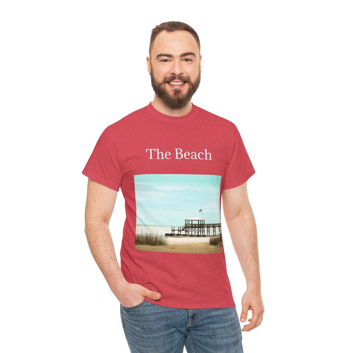 The Beach- Amazing Unisex Heavy Cotton Short Sleeve Tee Shirts!
