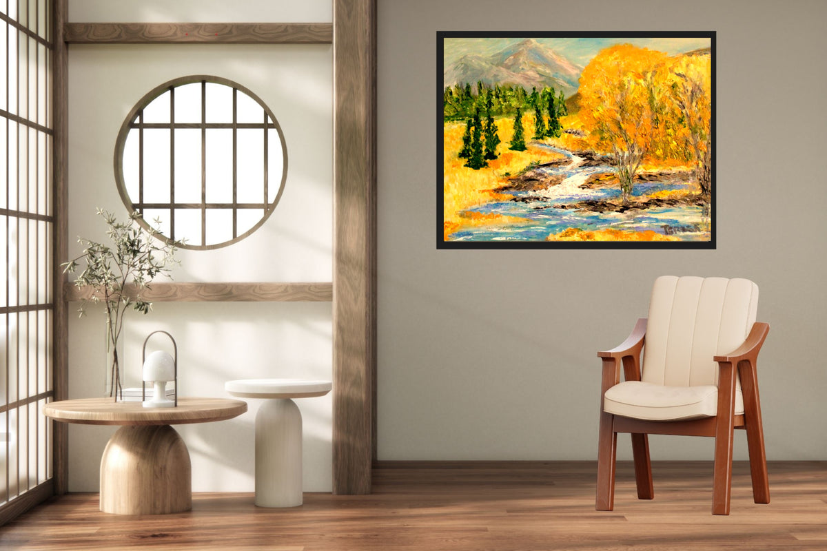 Colorado Morning | Rocky Mountain Landscape | Print of Original Teresa Johnson Painting| Giclee Paper- Wood- Metal- Canvas