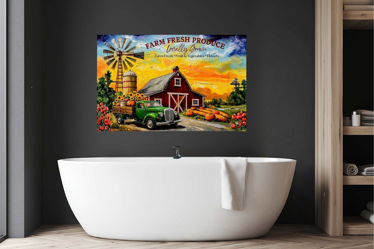 Fresh Grown Produce| Art Prints and Canvases. Giclee Paper- Wood-Metal- Canvas