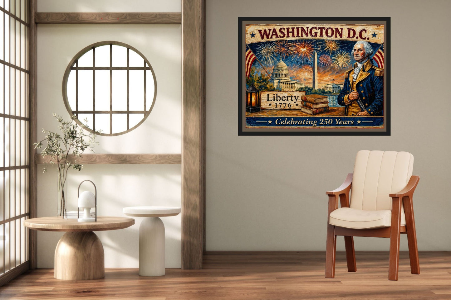 Washington DC- Celebrating 250 Years of Liberty| Patriotic Print| Fireworks Art| Prints, Canvas, Wood, or Metal Art