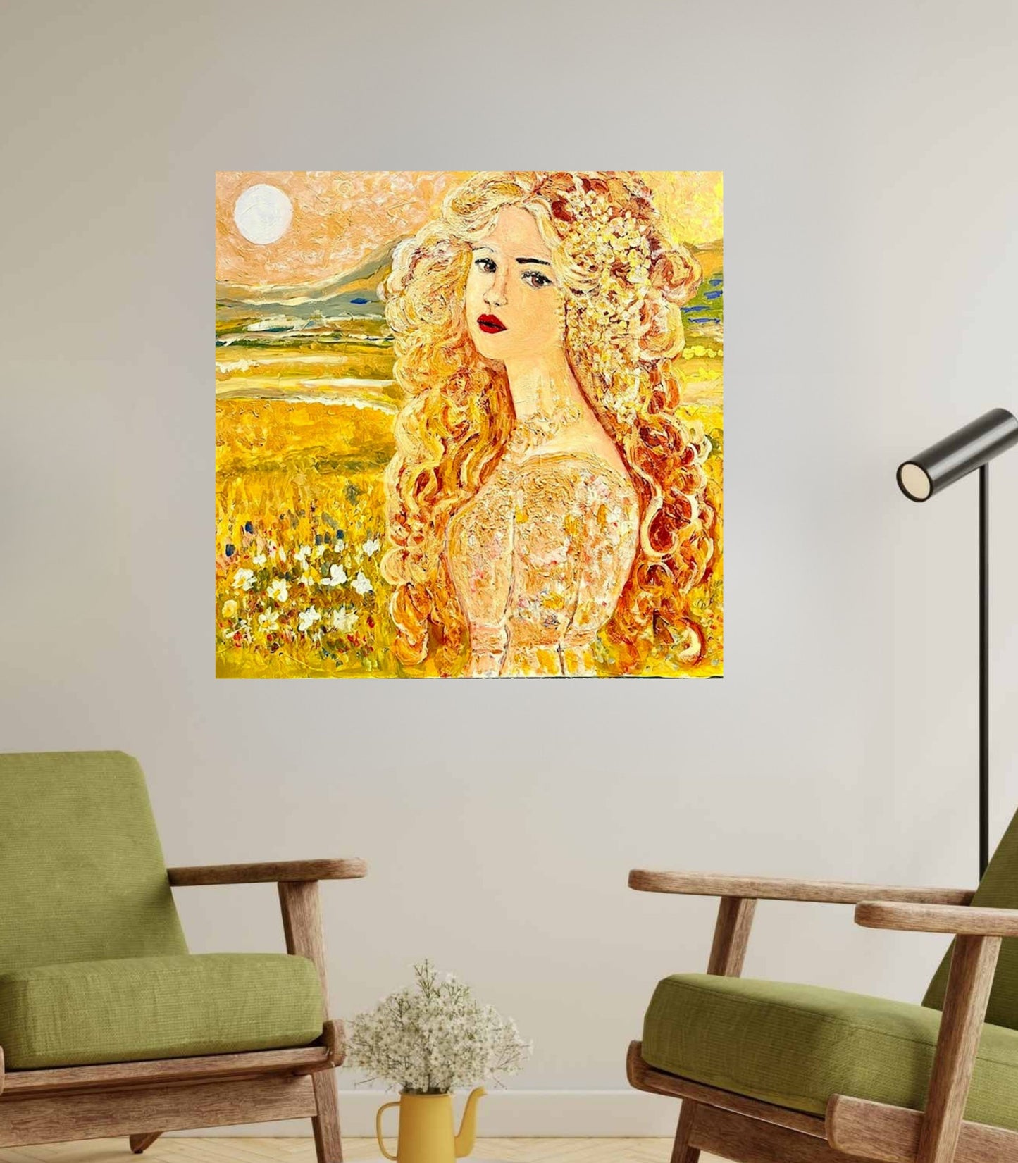 The Queen of Summer- Art Giclee Paper- Wood- Metal- Canvas