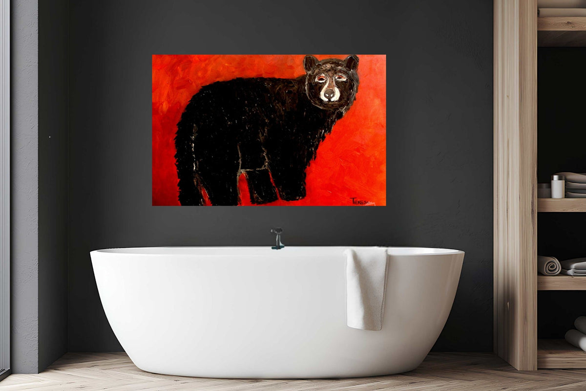Black Mountain Bear| Animal Art| Prints, Canvas, Wood, or Metal Art