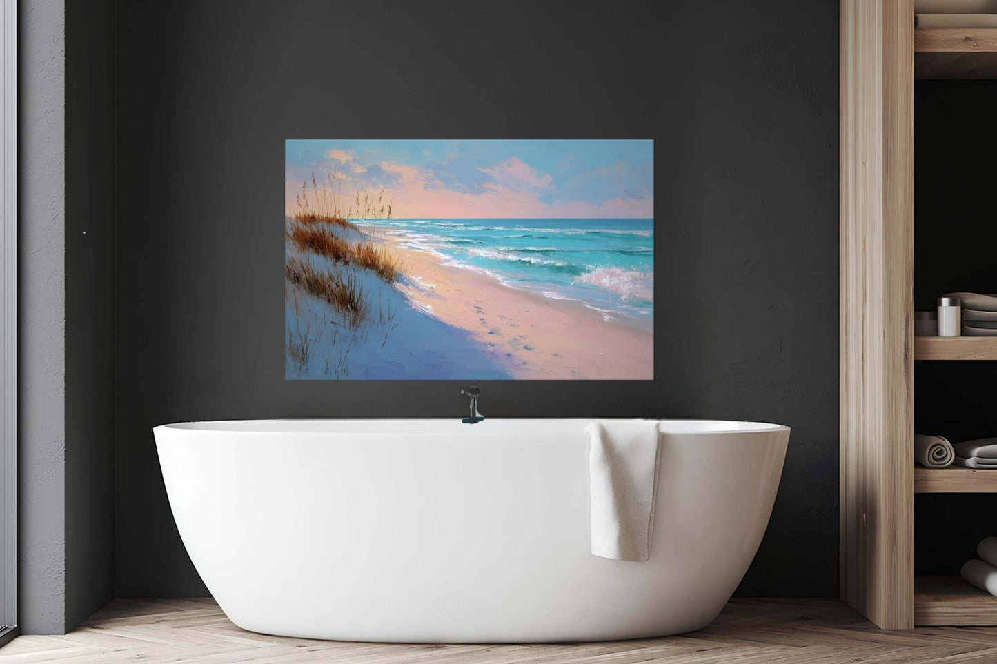 Moody Shores | Coastal Print| Beach Wall Art | Ocean Landscape Print | Giclée on Paper, Canvas, Wood, Metal