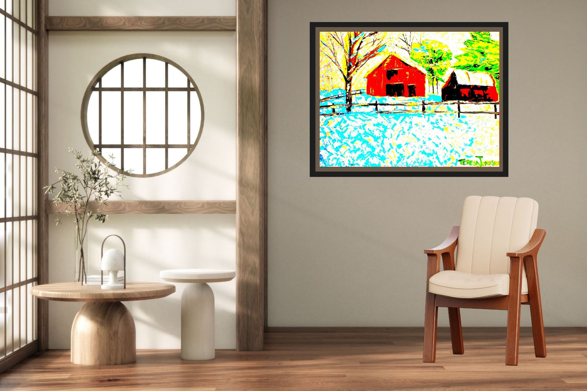 Forsyth Barns| Giclee Paper- Wood- Metal- Canvas