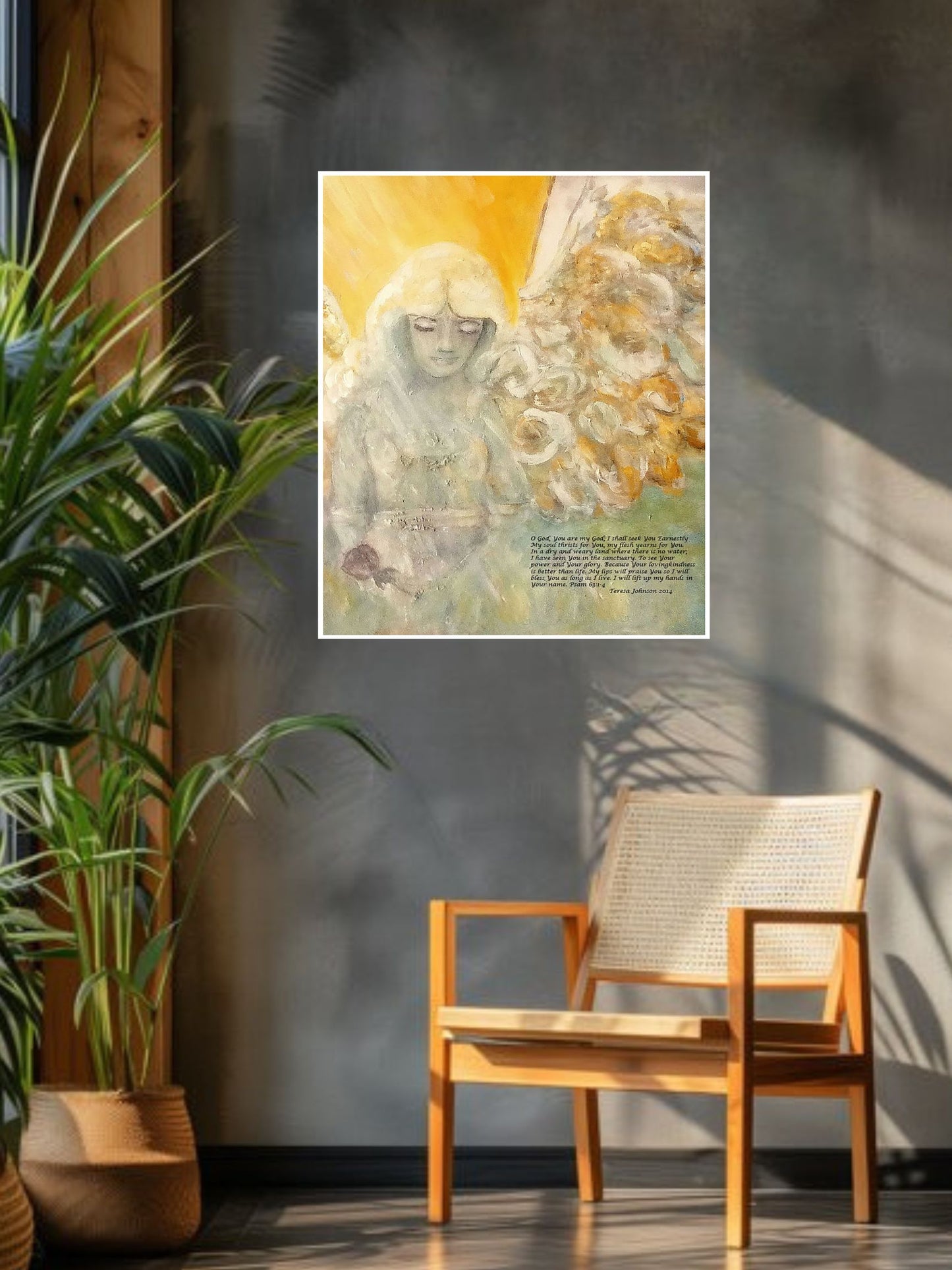 Angel looking over you. Fine Art Prints – High Quality & Accessible