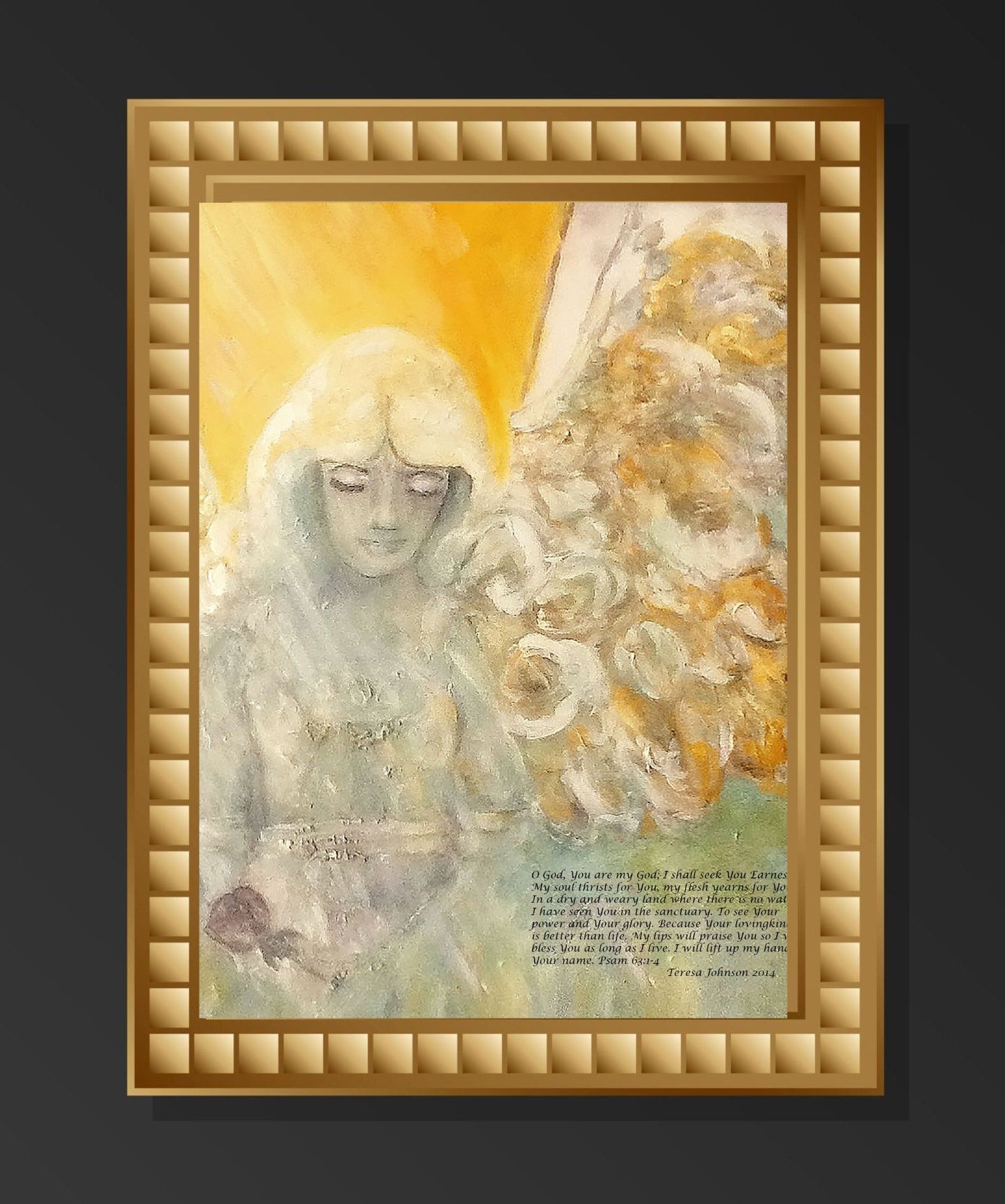 Angel looking over you. Fine Art Prints – High Quality & Accessible