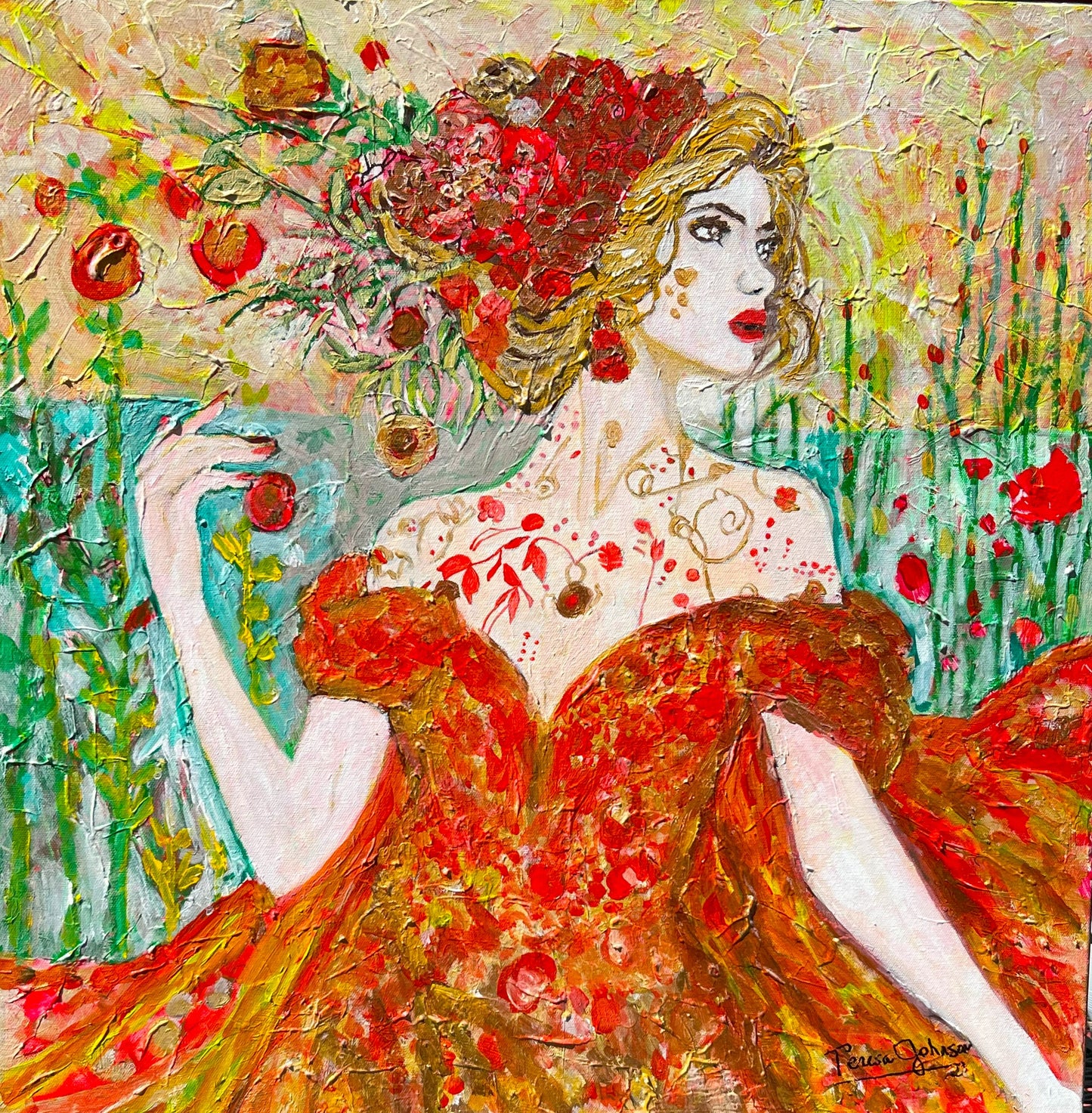 The Queen of Autumn: Lady Sylvara" Fine Art Prints – High Quality & Accessible