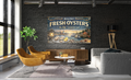 Fresh Oysters from Harbor Bay Art| Canvas Prints - Giclee on Paper - Wood And Metal Panels